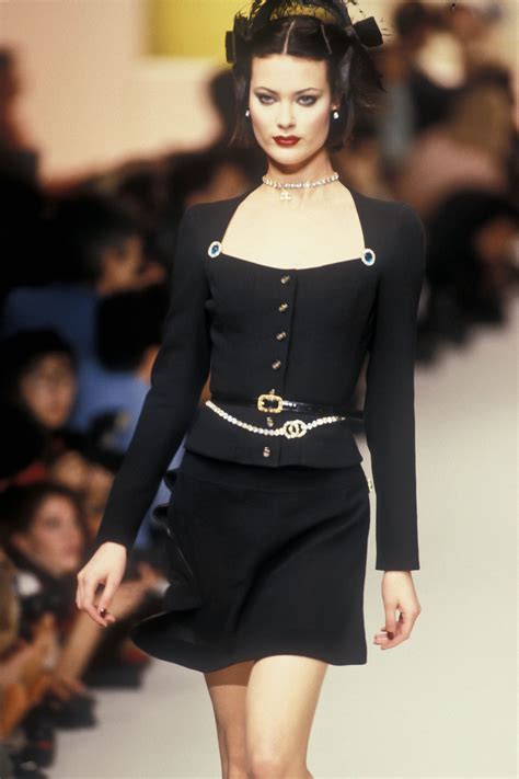 chanel dress 90s|famous chanel models.